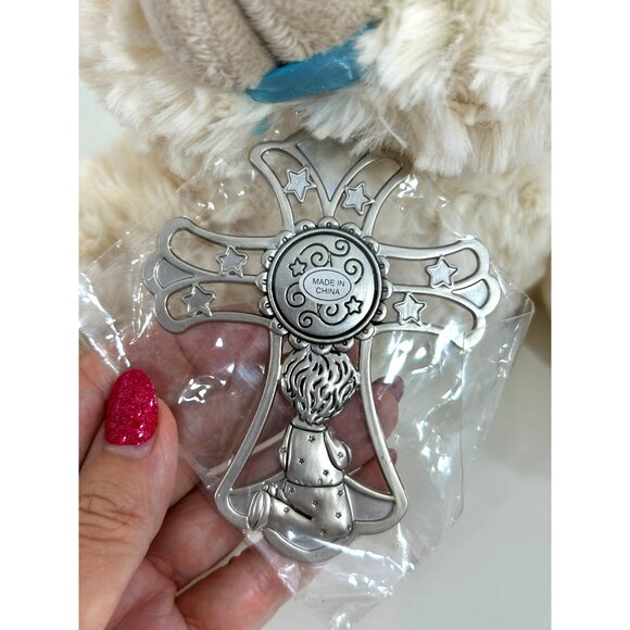 Ganz Serenity Lamb Praying Plush Toy Stuffed Animal Baby Boy Religious 12.5" - Picture 5 of 17